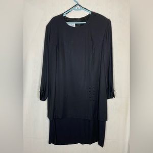 Vintage Sheri Martin Black Dress size 20